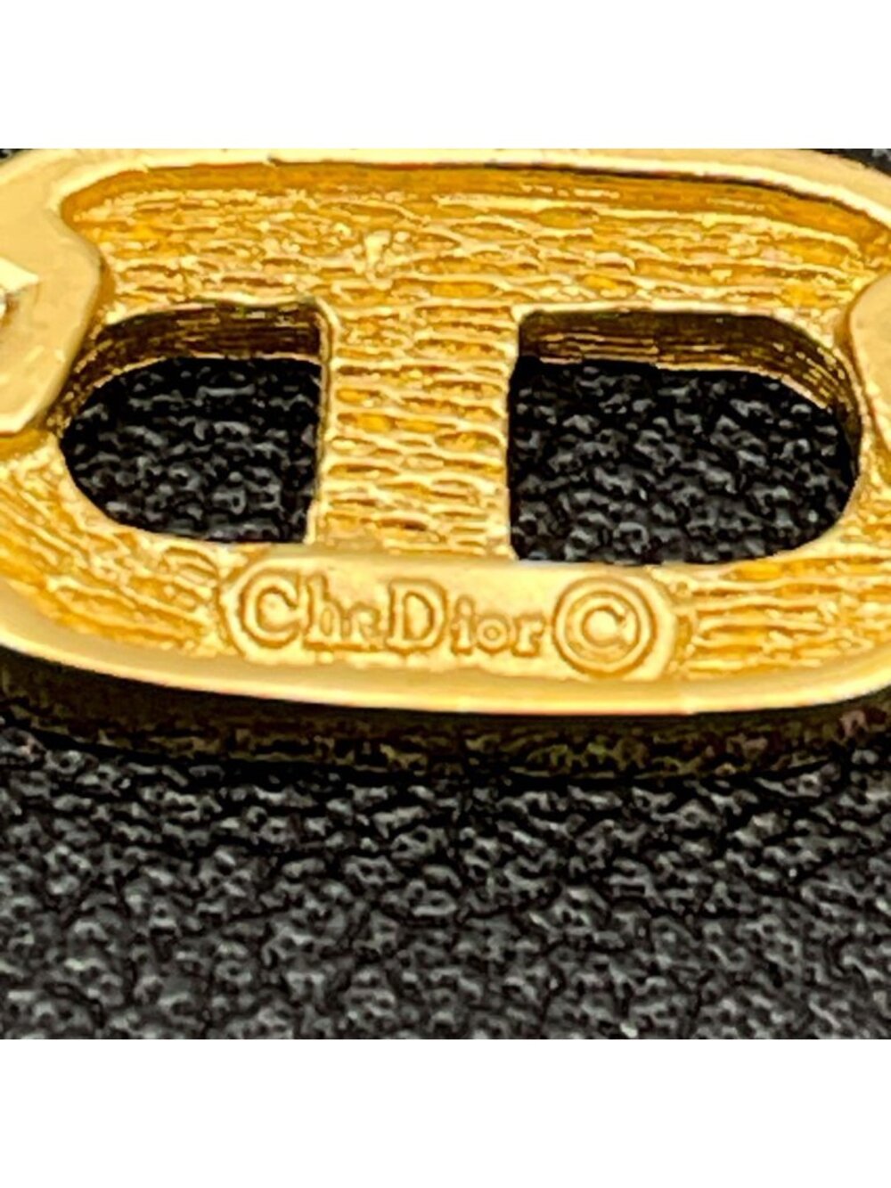 Dior CD Logo Necklace Line Stone Gold CD - Picture 9 of 10